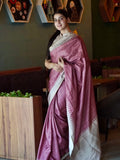 Pride with Elegance Formal Wear Semi Tussar saree Geetha Creation