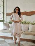 Pehrava in Hand Kantha Ready to Wear Silk Kurti Set Geetha Creation