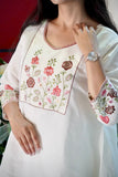 Full Moon Glowing Cotton Silk Embroidered Co-Ord Set Geetha Creation