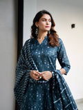Earthscript Green Ready to Wear Silk Kurti Set Geetha Creation
