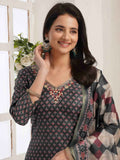 Midnight Green Ready To Wear Silk kurta Set Geetha Creation