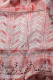 Blush Red Pure Handloom Semi Tussar Two Piece Set