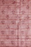 Blush Pink Floral border printed - Handloom Chapa 2 piece Set