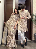 Botanical Bliss Gray Couple Outfits