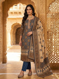 Royal Indigo Pure Muslin Cotton Suit Set Geetha Creation