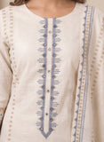 Comfy Beige Cotton Kurta Set with Coordinated Dupatta Geetha Creation