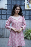 Stylish Pink Premium Linen Co-ord Set Geetha Creation