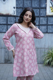 Stylish Pink Premium Linen Co-ord Set Geetha Creation