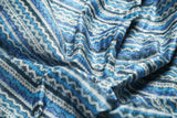 Zig Zag Cerulean Chapa Handloom Tussar Saree C3