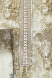 Sandy Brown Ombre Printed Pure Cotton Suit Set