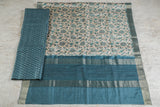 Luxuriously Rich Blue - Handloom Chapa 2 piece Set